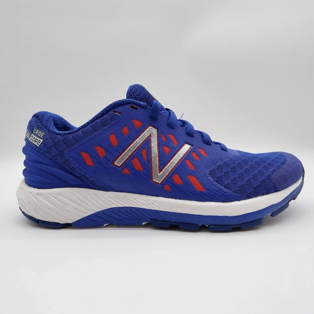 New Balance FuelCore Urge Kids 3.5 Blue Athletic Running Shoes KJURGBRY